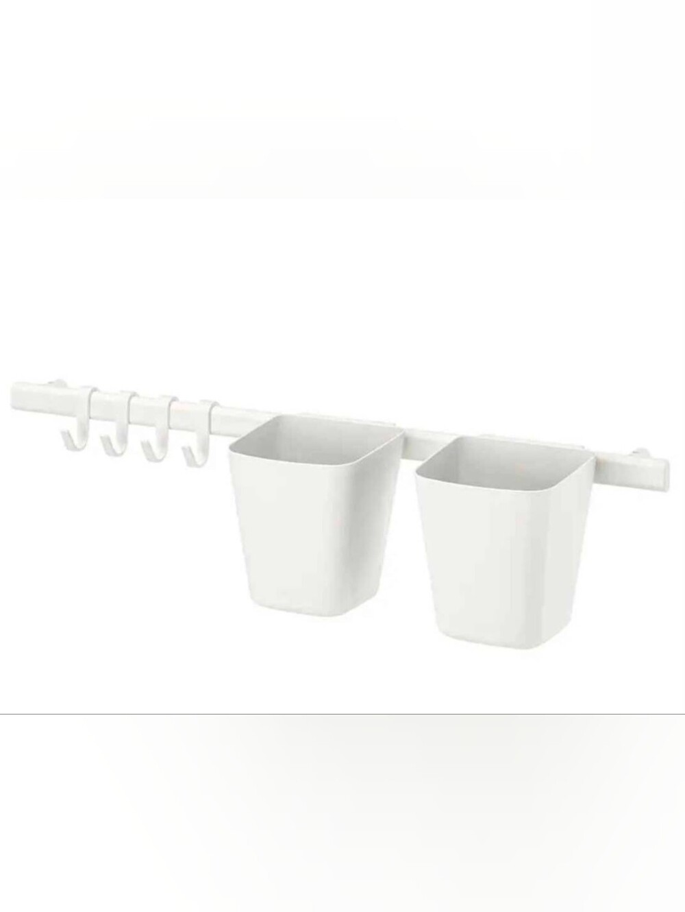 Sunnersta Rail containers & hooks
